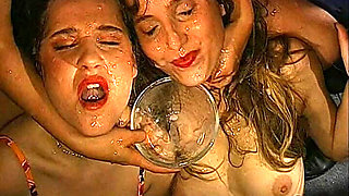 Vintage Teens in Piss and Cum Bukkake Hardcore Ggg John Thompson