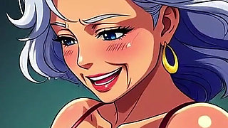Cartoon Granny Animation Tits