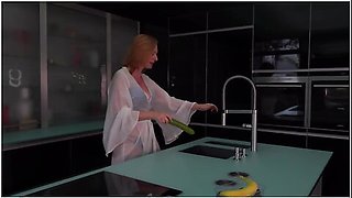 Horny Mature Tara Pleases Her Cock Hungry Pussy Using Cucumber With Condom