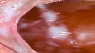 Double Vaginal with Cumshot Inside DP Dildo BBC and Cock in My Slut Pussy Creampie Whore MILF French Bitch Amateur