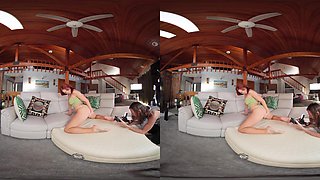 Ass Worship With Redhead British Milf- Bts Vr Voyeur View