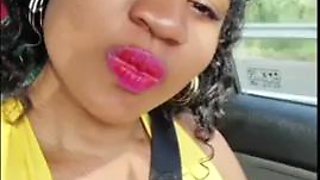 Exhibition of my ebony in the car