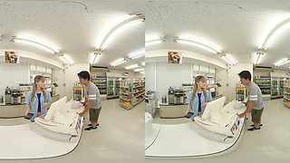 Melody-chan, A day in Japanese convenience store - Seducing the manager! - SLRJAV Originals - SLROriginals