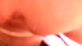 Adorable blonde gets deep anal penetration in the open