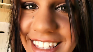18 girl Addison Rose Enjoys Semen
