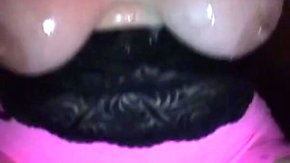 Wife sucking a room full of dicks at theater