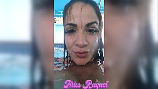 Raquel Sucks and Fucks Underwater in Pool