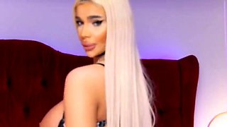 Big boobs russian milf toys her ass on webcam