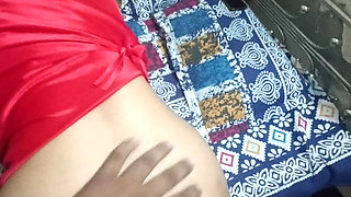 I found my stepaunt alone in an empty house, and I put on a nightgown and did it very well.