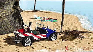 Big cock smut with witching chickfriend from 3DXPassion