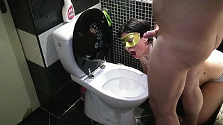 Slave Slut Mouth Served as a Toilet