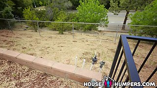 Househumpers wifey ambles in on insane real estate agent sucking my dick