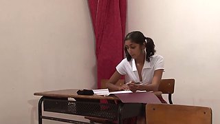 French Arab schoolgirl sodomized
