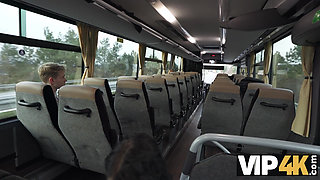 Sex on the Bus. Hot sex with Federika