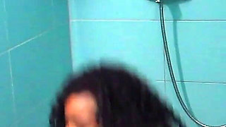 Feed Me White Dick" Intense Shower Sex with Beautiful Black Slut Kiki Minaj