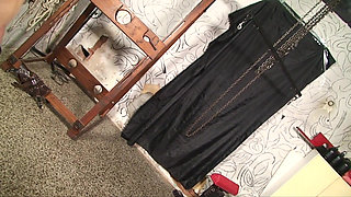 Brunette chick punished and whipped