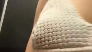 Shy_priincess masturbates in public toilet