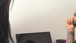 I Cheated on My Wife with My Secretary and She Asked Me to Cum Inside Her - MILF, Creampie