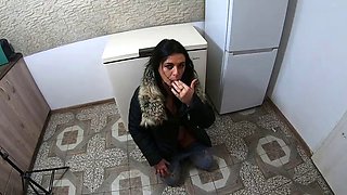 Milfycalla- Face Fuck,deep-throat and Sex While Wearing a Dirty Down-jacket and Uggs 220