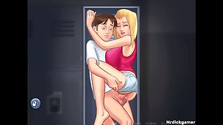 Summertime, anime sexy, 18 year old