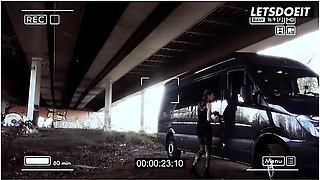 Pornfighter Long John - Kinky Newbie Luisa Slutted Out By Big Dick On The Backseat Of A Bus