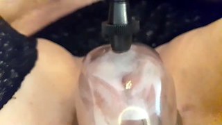 HORNY HOTWIFE CRISTINA CAVARGIC EXPOSIED PUSSY PUMPING PIERCED CLIT VIEW