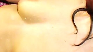 Hot pussy licking and anal sex on the bench