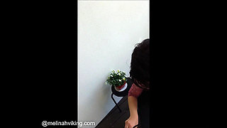 On Set - Erotic Smoking Outdoors