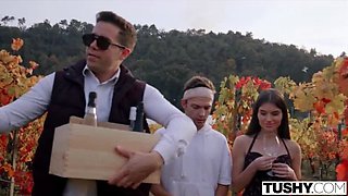 TUSHY's Stefany Kyler Gets Kinky with Double Penetration on Vacation
