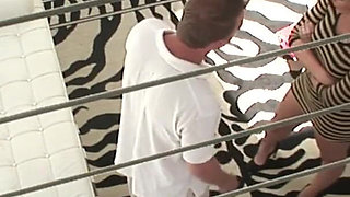 Three-way sex in the shower