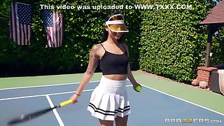 Gina Valentina Pres. Atm Tennis Court Tramp Coitus