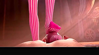 Bald Pussy Circus Baddie Shows You Her Degenerate Show by Fucking and Riding a Gooner Cock