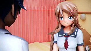 My Little Sister Cant Be This Easily Corrupted - Oreimo Hentai Parody - Part 2: Porn