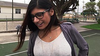 Mia Khalifa's First Monster Cock Threesome