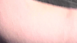 Footjob and Pantyhose Creampie Like a Condom POV