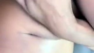 Dark Phat Pussy Blonde Car Masturbation