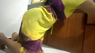 Indian Maid Aunty Fucked Hard While Cleaning - Big Tits & Tight Pussy