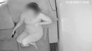 Wife Caught Masturbating Loudly to Porn While Hubby Was at Work - Big Tits Homemade Solo