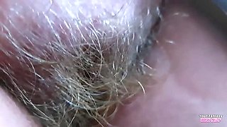 Hairy Mature BBW Wife Shows Her Big Natural Tits Up Close - Homemade Amateur Video