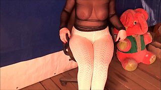 Tease Nylon Ass and Bobs 3.