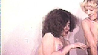 Hairy lesbian cunt licked and fingered