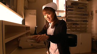 Exotic Japanese whore Mihiro in Fabulous fingering, nurse JAV video