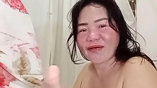 I Practice Sucking a Giant Dildo Cock Until I Gag!