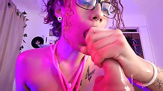 I deep-throat your cock in POV until I get a face full of cum - JOI ASMR