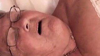 Strap-on fun with grandma Libby