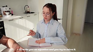 Fucked a young teacher straight during class on her desk.