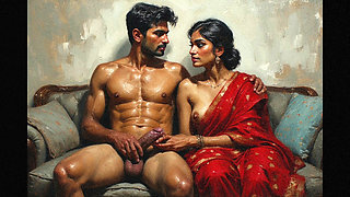 Hot bhabhi in red saree fucked by milkman as calls him inside to take milk she takes his dick inside her pussy