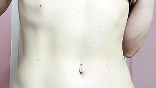 Close up teen masturbation