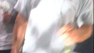 Blonde tight pussy babe solo toy fun in glamour masturbation