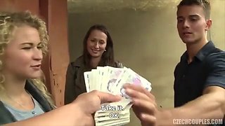 Czech couple engage in swinger group sex